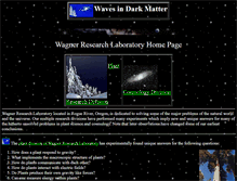Tablet Screenshot of darkmatterwaves.com